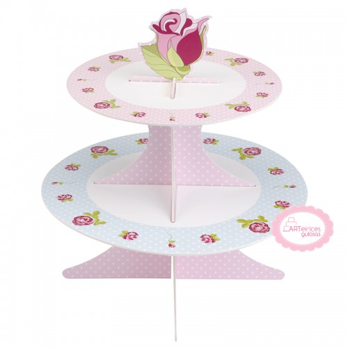 Expositor Rosas Vintage